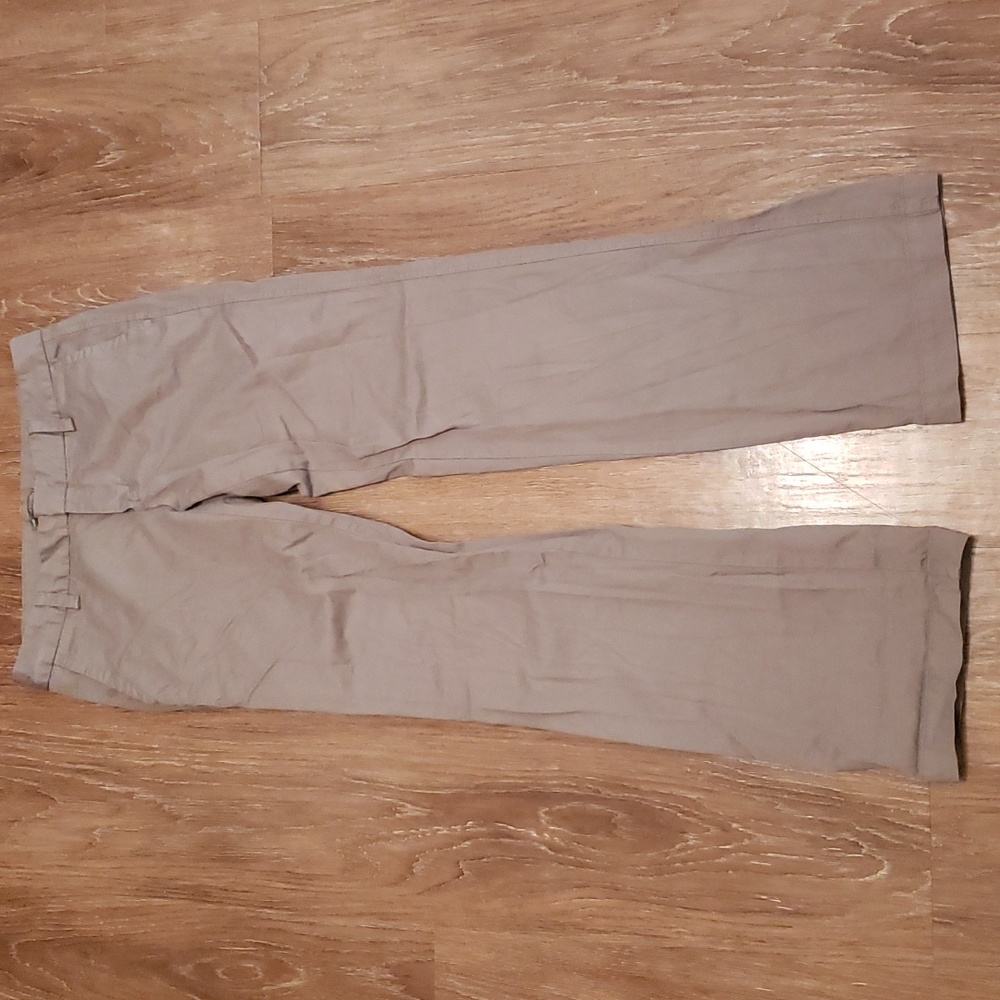 (1) GAP Straight Fit Straight Leg Trousers Business Office Work Formal Neutral